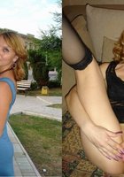 Раздетая пассия позирует в квартире и на природе 7 фото