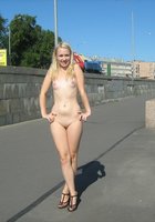 Обнажилась не стесняясь прохожих 8 фото